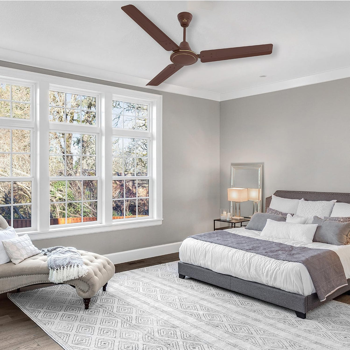 Polycab Nippy 1200mm High Speed Ceiling Fan (Matt Brown)