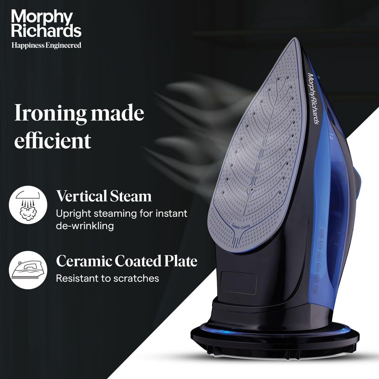 Morphy Richards Ease 2200W Cordless Steam Iron (Blue)