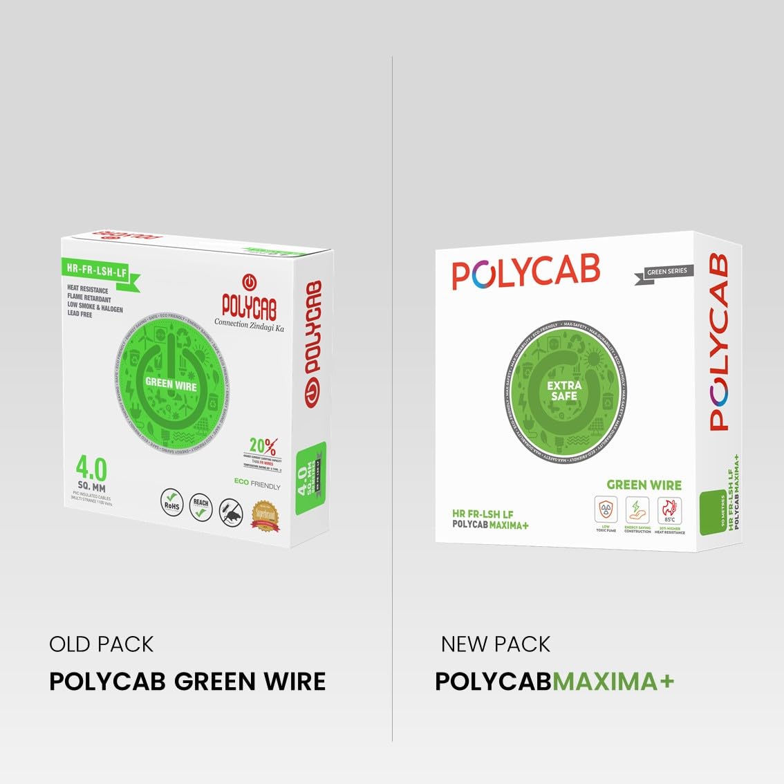 Polycab Maxima Plus Green Wire Copper Cable Electric Wire (Black, 90m, 1.5sqmm)
