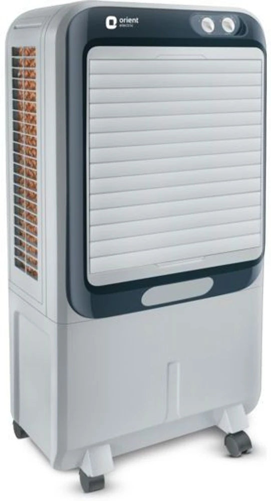 Orient Electric Knight 70L Desert Air Cooler with Densenest Honeycomb pads, Ice chamber, Dust Filter (Grey)