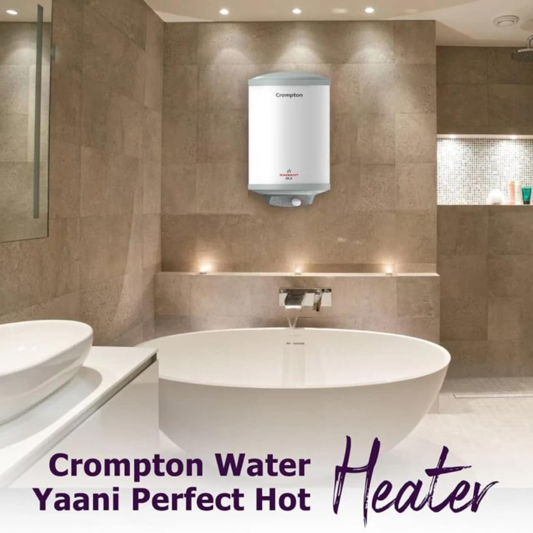 Crompton Radiant Dlx Storage Geyser 35 Litre (White)