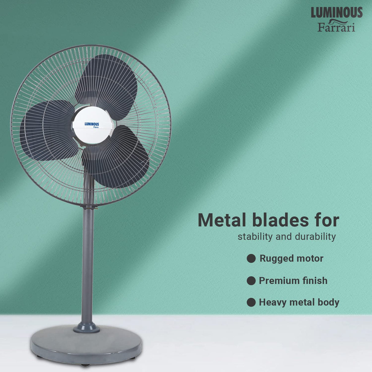 RR Signature Farrari 500mm Pedestal fan (Grey)