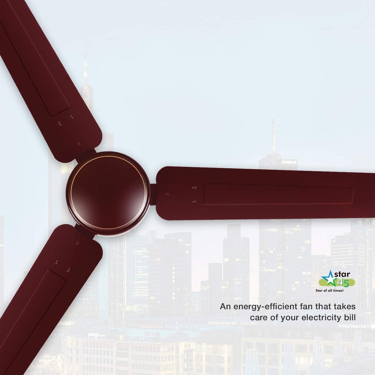 RR Signature Star 45 1200mm Ceiling fan (Brown)