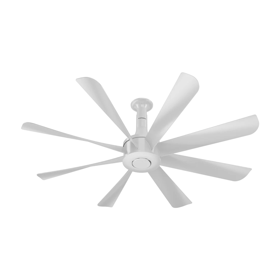 Crompton Luxian Statement Senze iOT 1320mm 8-Blade Ceiling Fan | Ice White