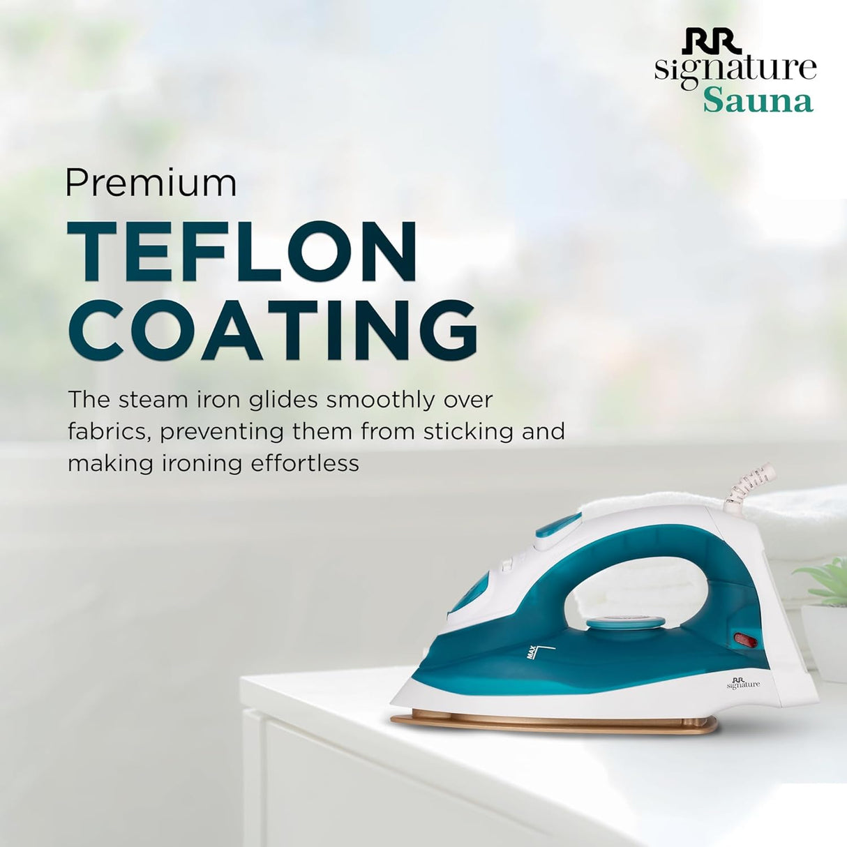 RR Signature Sauna 1250-watt Steam Iron (White)