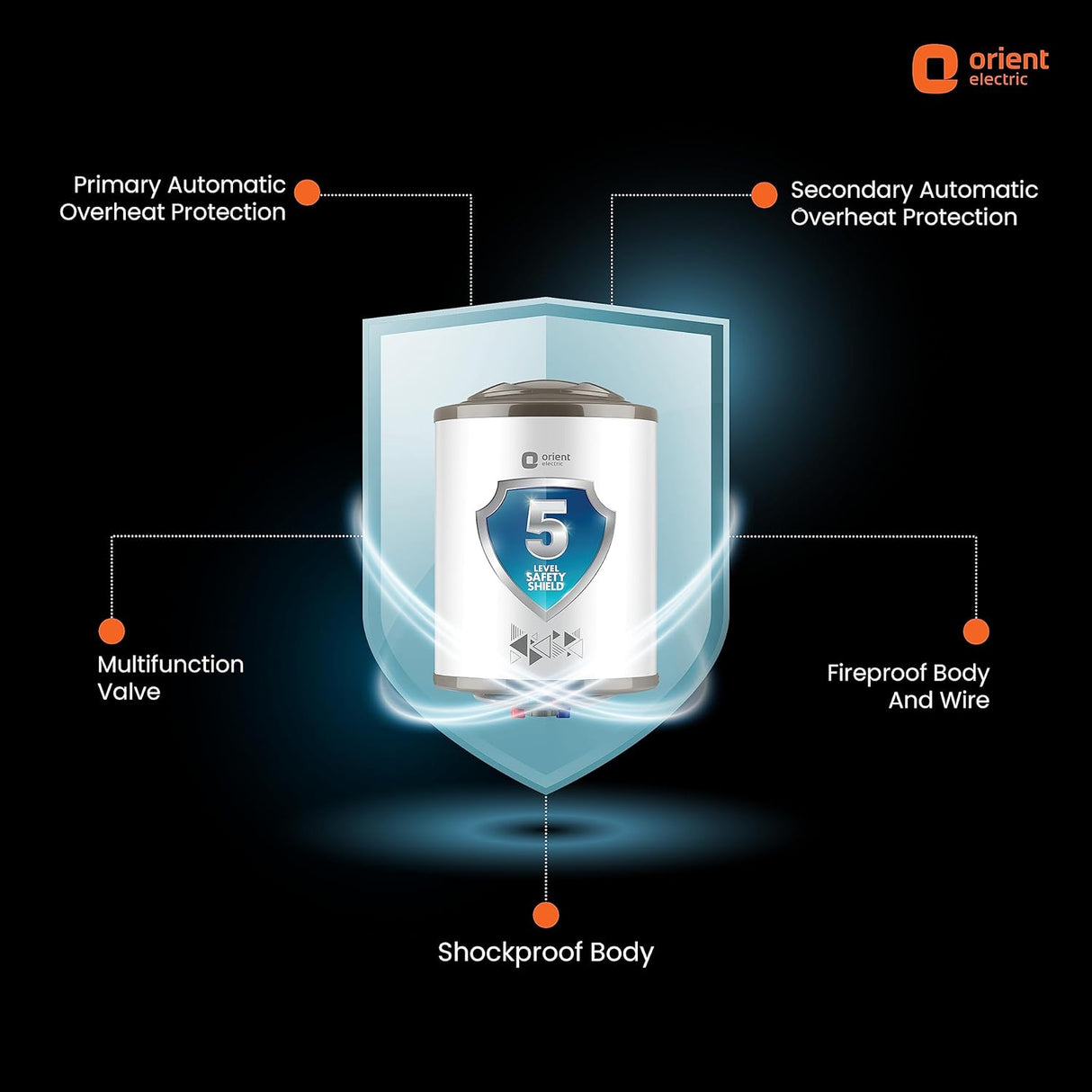 Orient Zesto+ 10 Litre Geyser