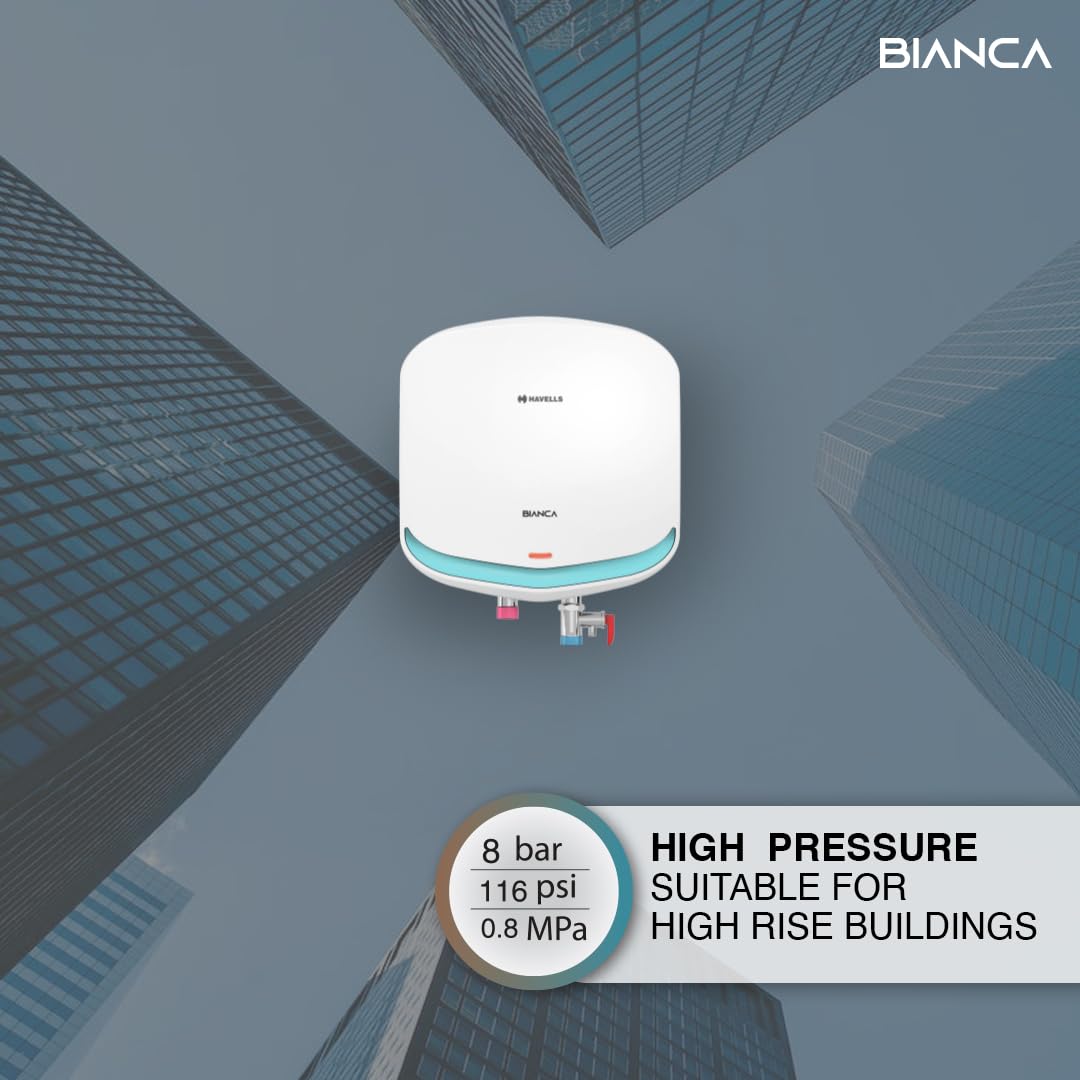 Havells Bianca 3-Litre Instant Water Geyser (White Blue)