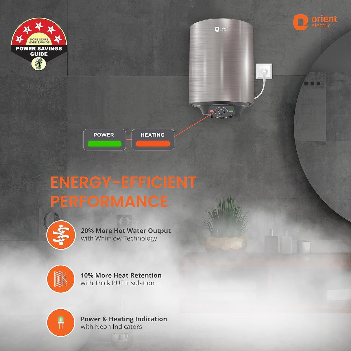 Orient Evapro+ PC 6 Litre Geyser