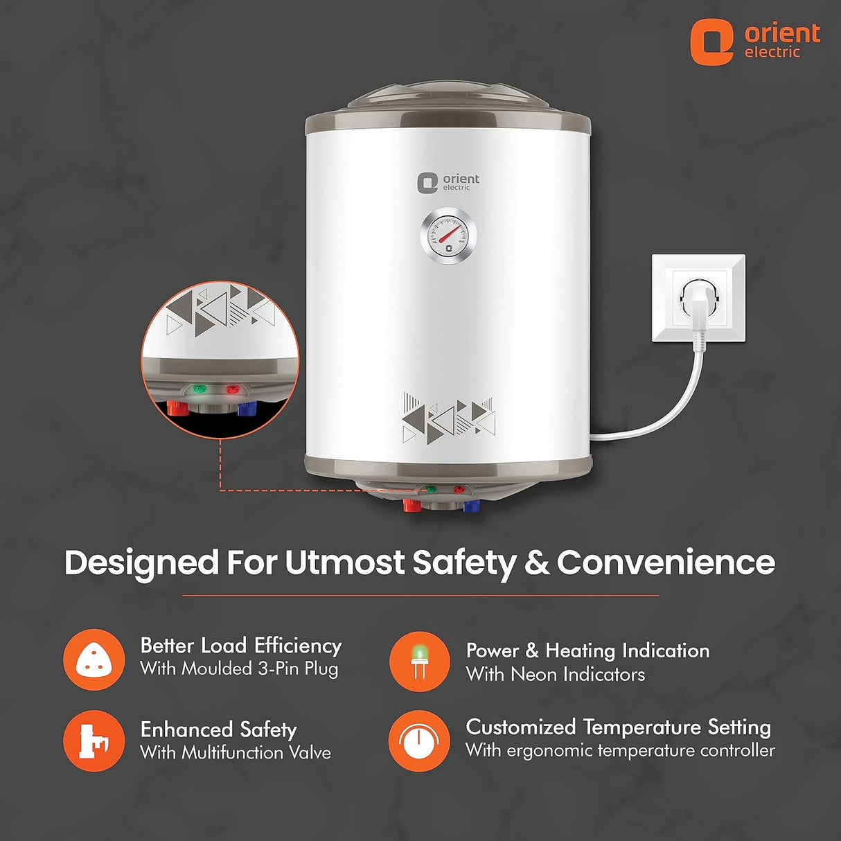 Orient Zesto+ 10 Litre Geyser