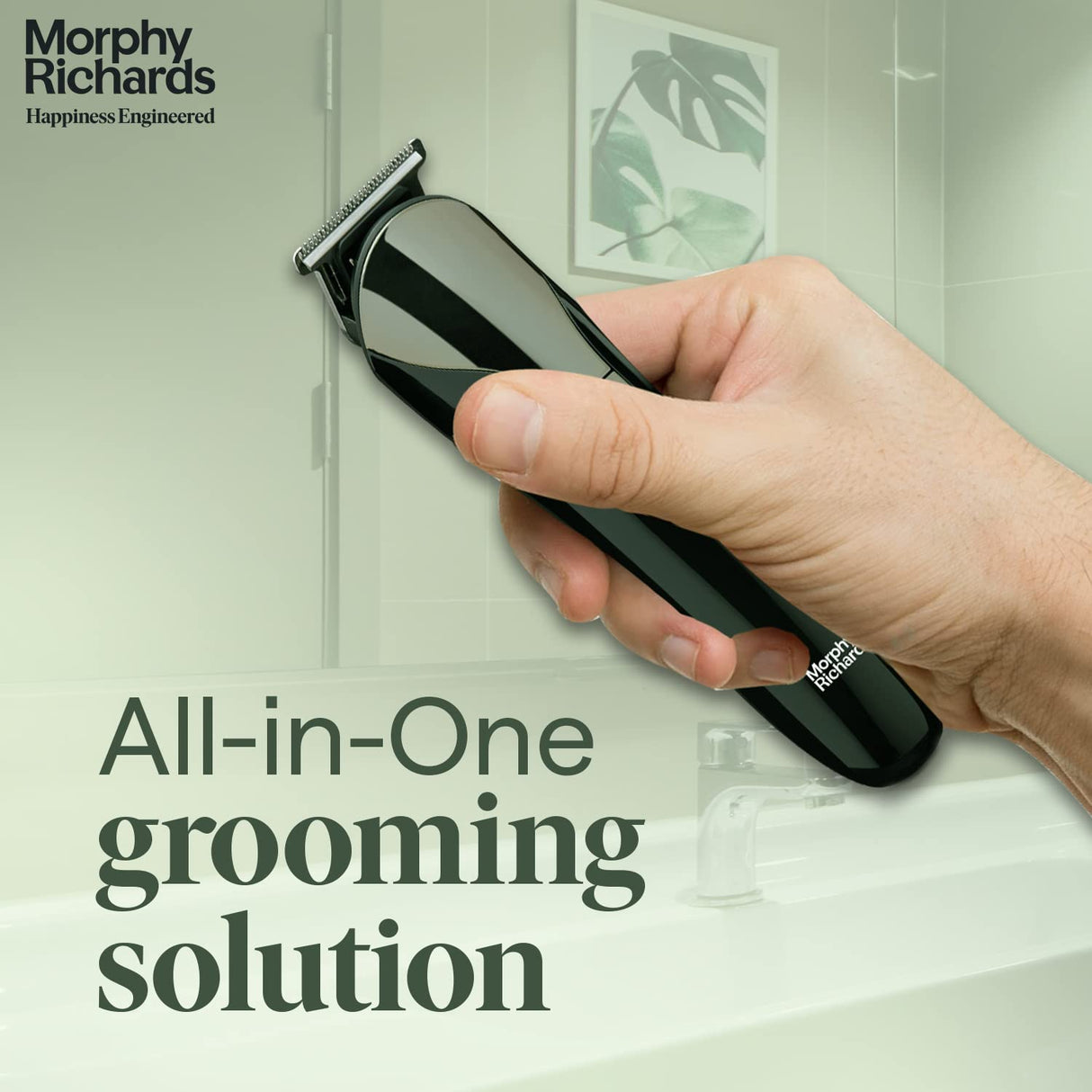 Morphy Richards Kingsman Pro 12-In-1 Grooming Kit For Men (Black)
