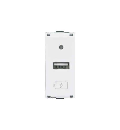 Lauritz Knudsen (Previously L&T) Entice 1A 1 M USB Charger White (CB91101AW01)