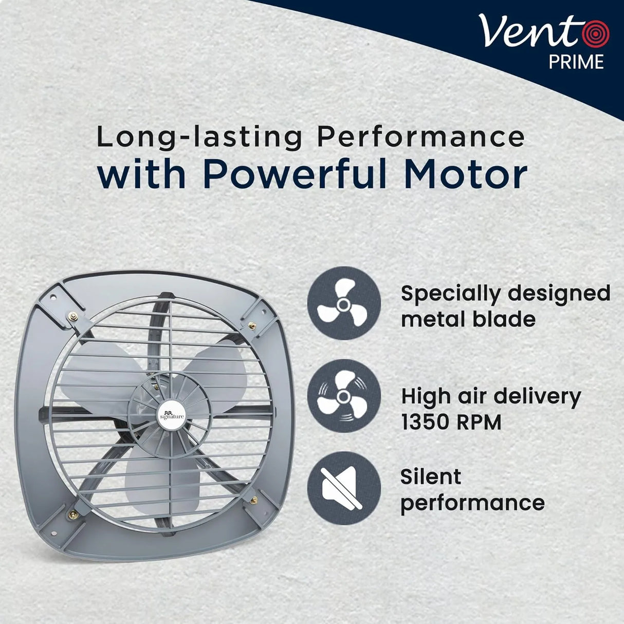 RR Signature Vento Prime 300mm Exhaust fan (Grey)