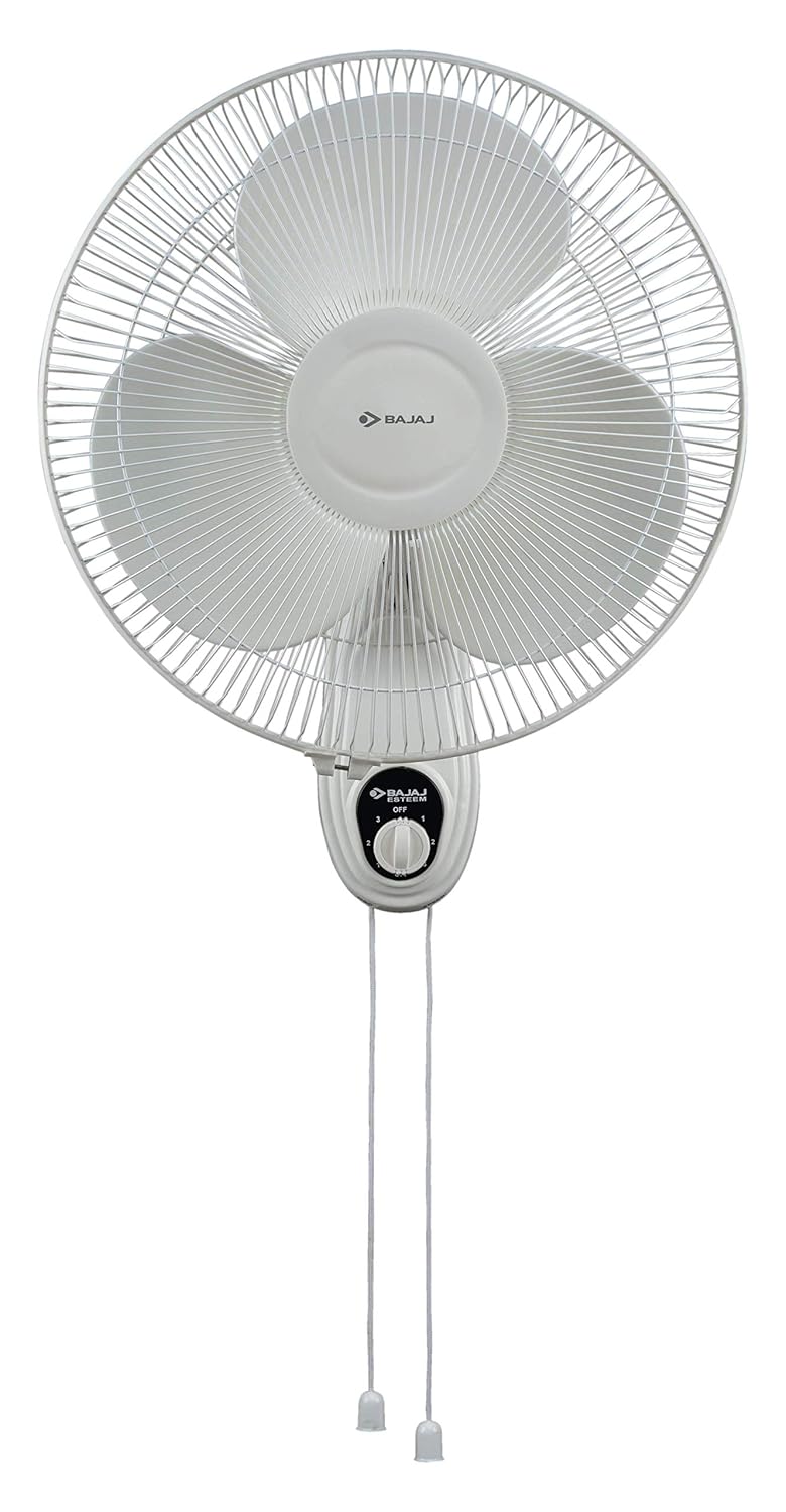 Bajaj Esteem 400mm Wall Fan 【White】