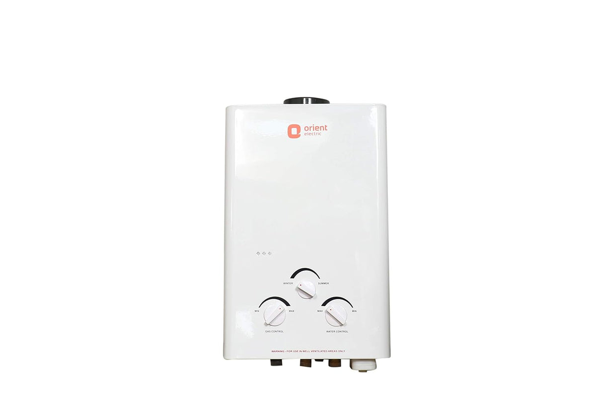 Orient Electric Vento Neo 5-Litre Gas Water Heater (LPG, White)