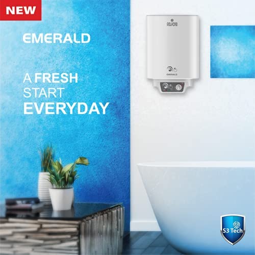 Polycab 25 Litre Emerald Storage Water Geyser (White)