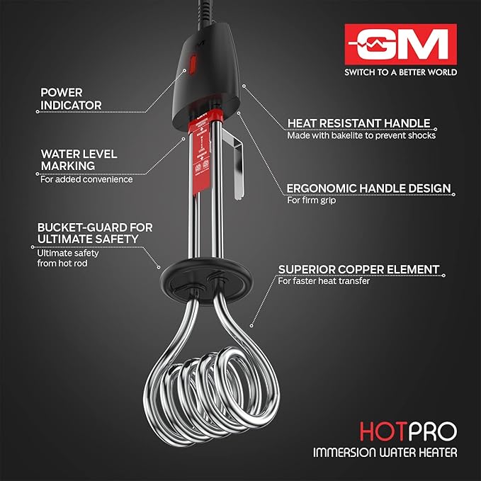 GM Immersion Rod 1500W 16 Am Water Heater
