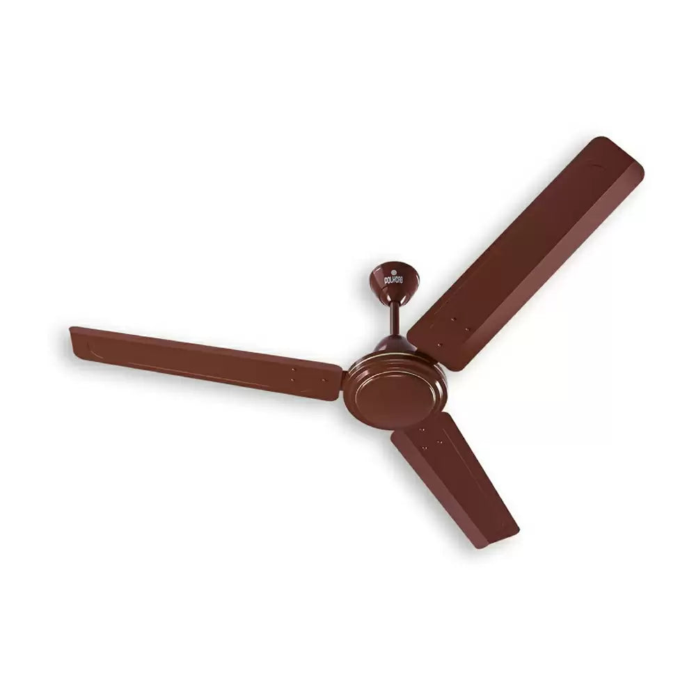 Polycab Zoomer HS 900mm Ceiling fan - Luster Brown