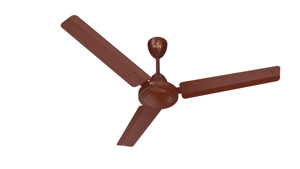 Polycab Zoomer High Speed 1200mm Ceiling Fan (Luster Brown)