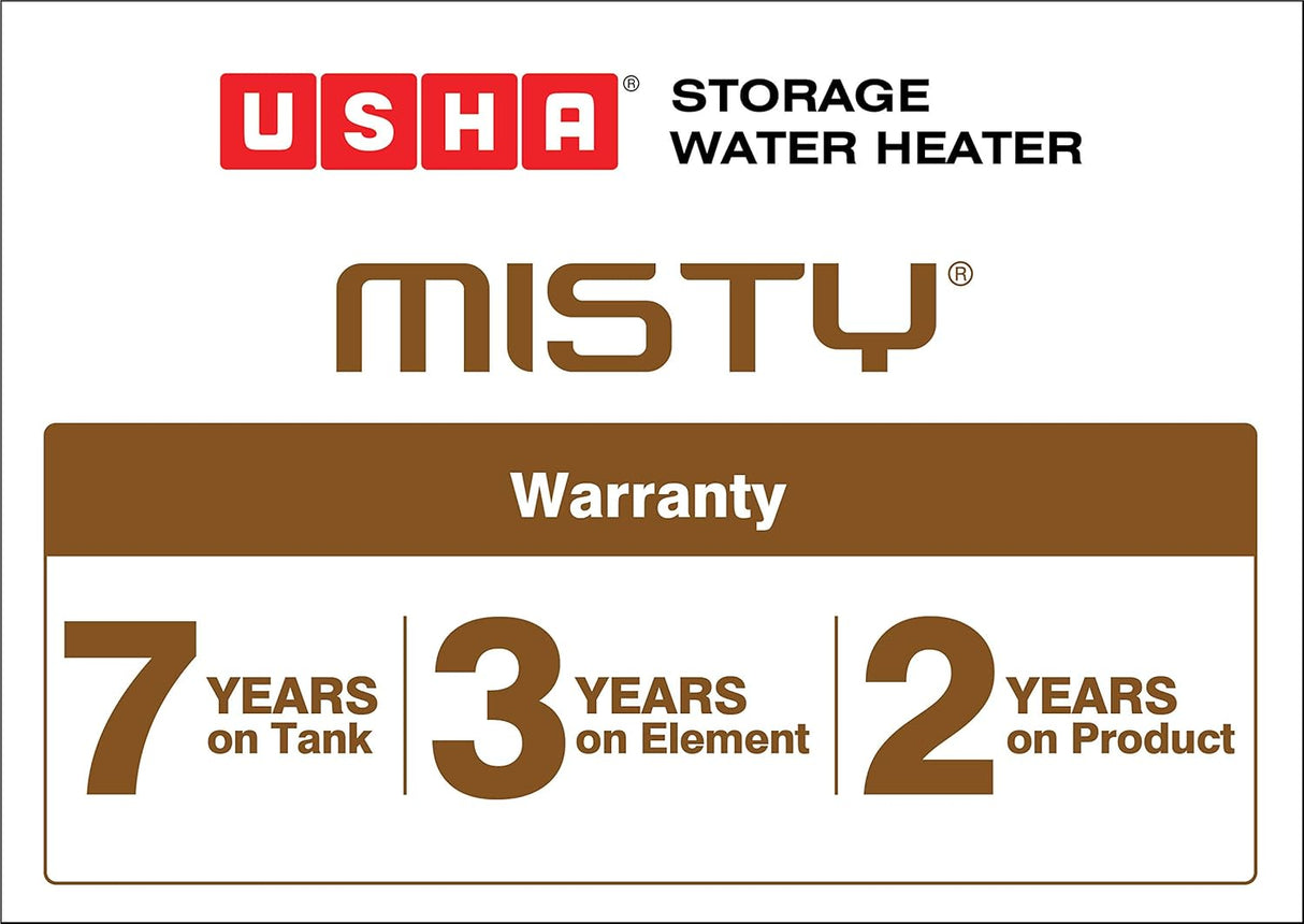 Usha Misty 10 Litre Geyser (Grey)