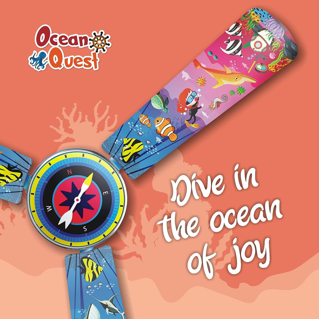 Havells Ocean Quest 1200mm Ocean Kids Ceiling Fan (Multi Ocean Quest)