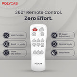 Polycab Wizzy Neo 1200mm 5-Star BLDC Ceiling fan with remote (Beige Rose gold)