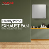 Polycab Freshly Prime 150mm Air Exhaust Fan (Steel Finish)