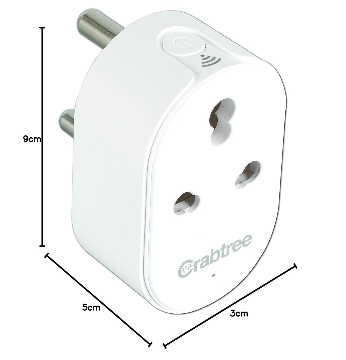 Havells 16A Wi-Fi Smart Plug with Voice Control & Energy Monitoring | Works with Alexa and Google Assistant | White