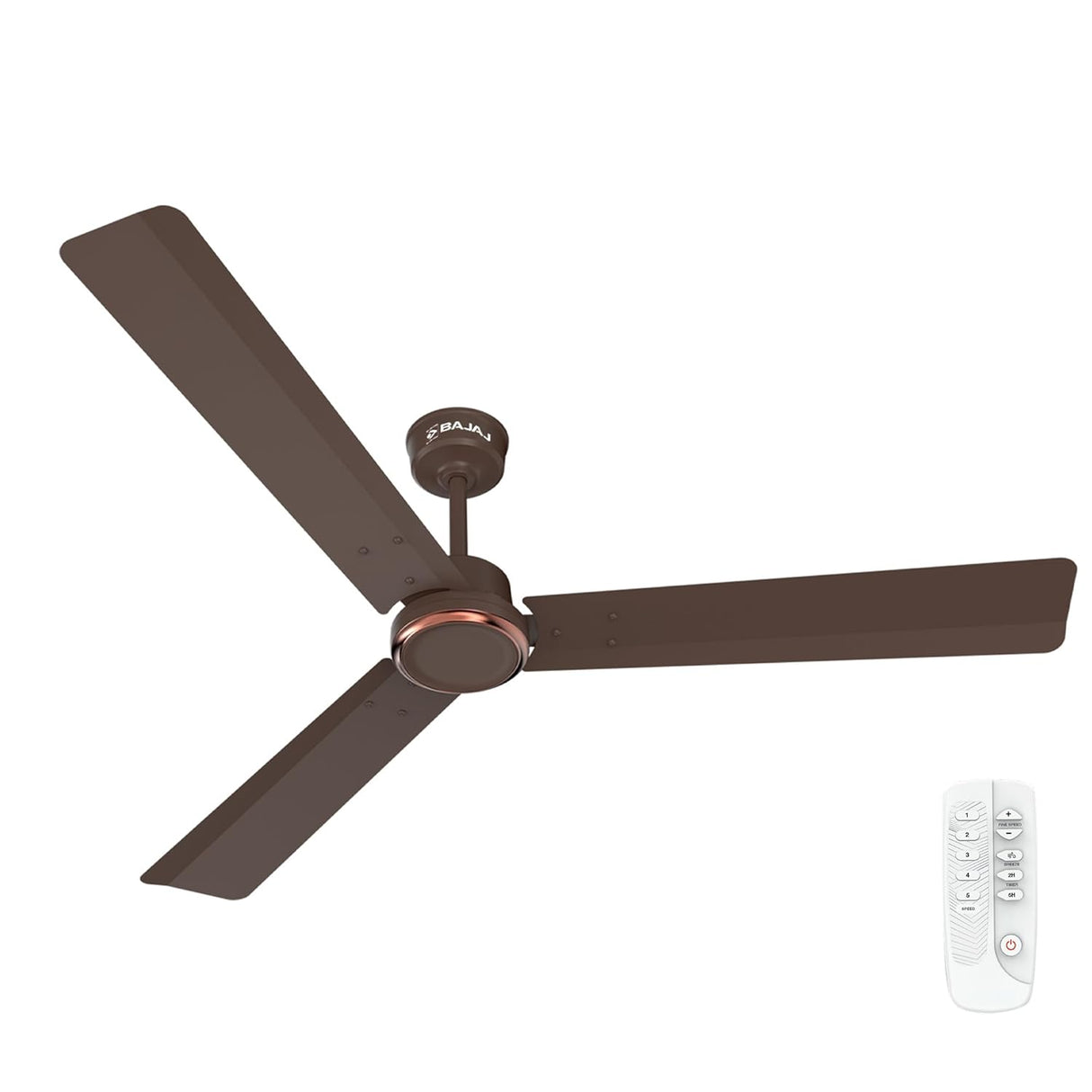 Bajaj Classico Sleek Plus 5S 1200mm Bldc Ceiling Fan (Red Walnut)