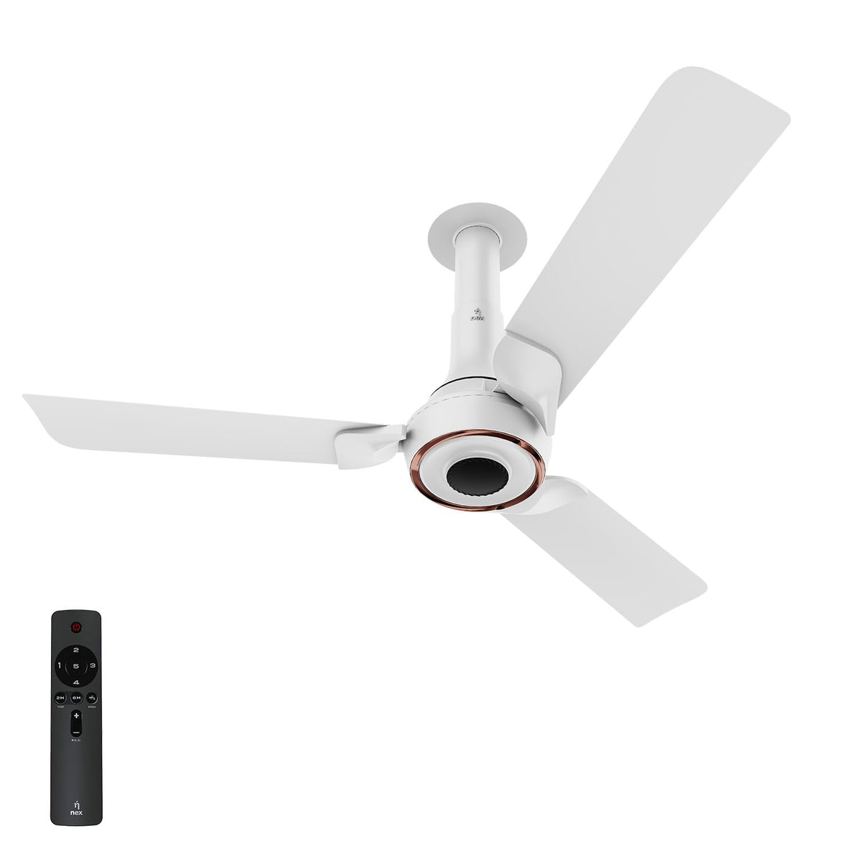 Nnex by Bajaj Glyde A70 Bldc 1200mm ceiling Fan (Cotton White)