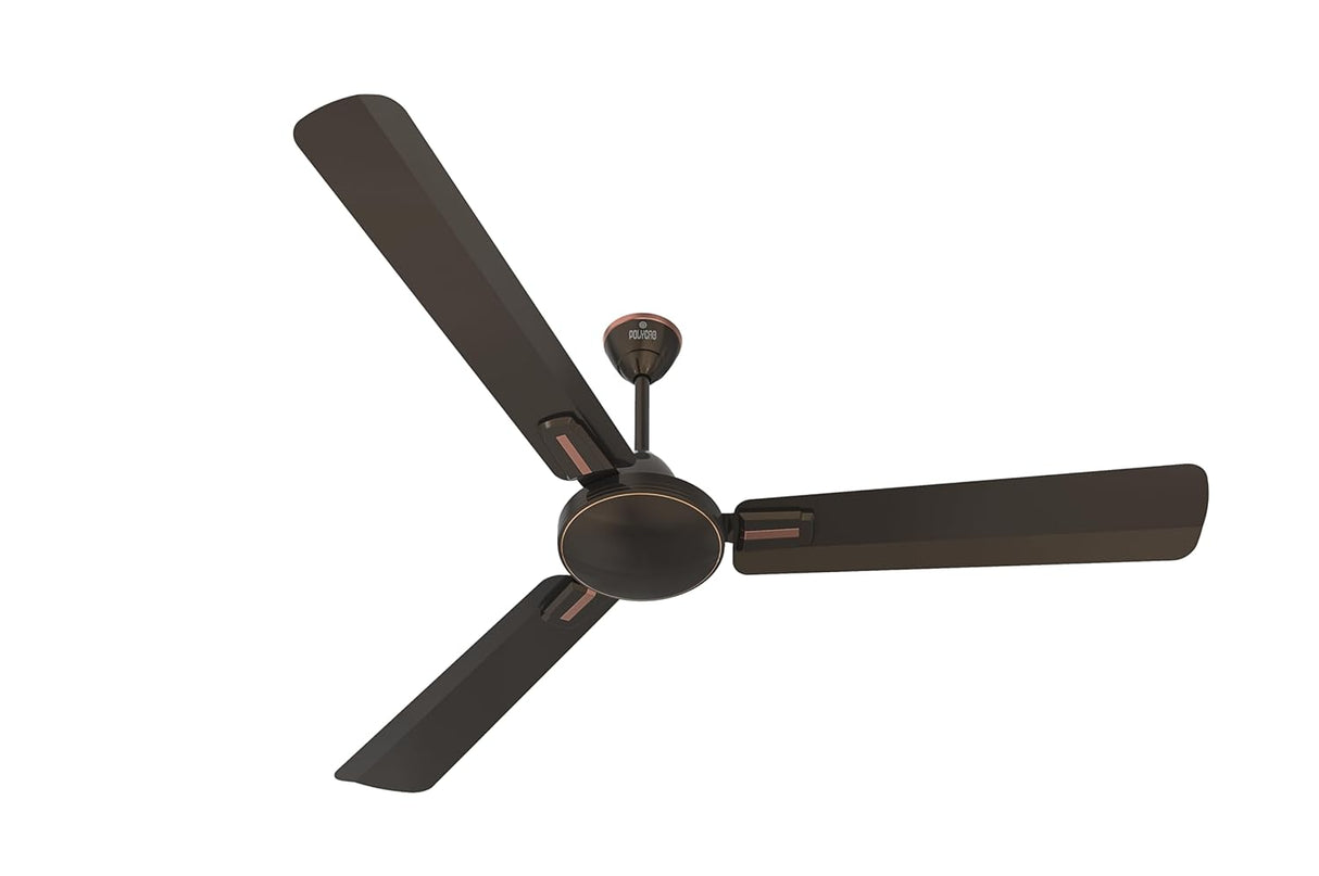 Polycab Vital Plus 1200mm 1 Star Rated Ceiling Fan (Metallic Roast Coffee)