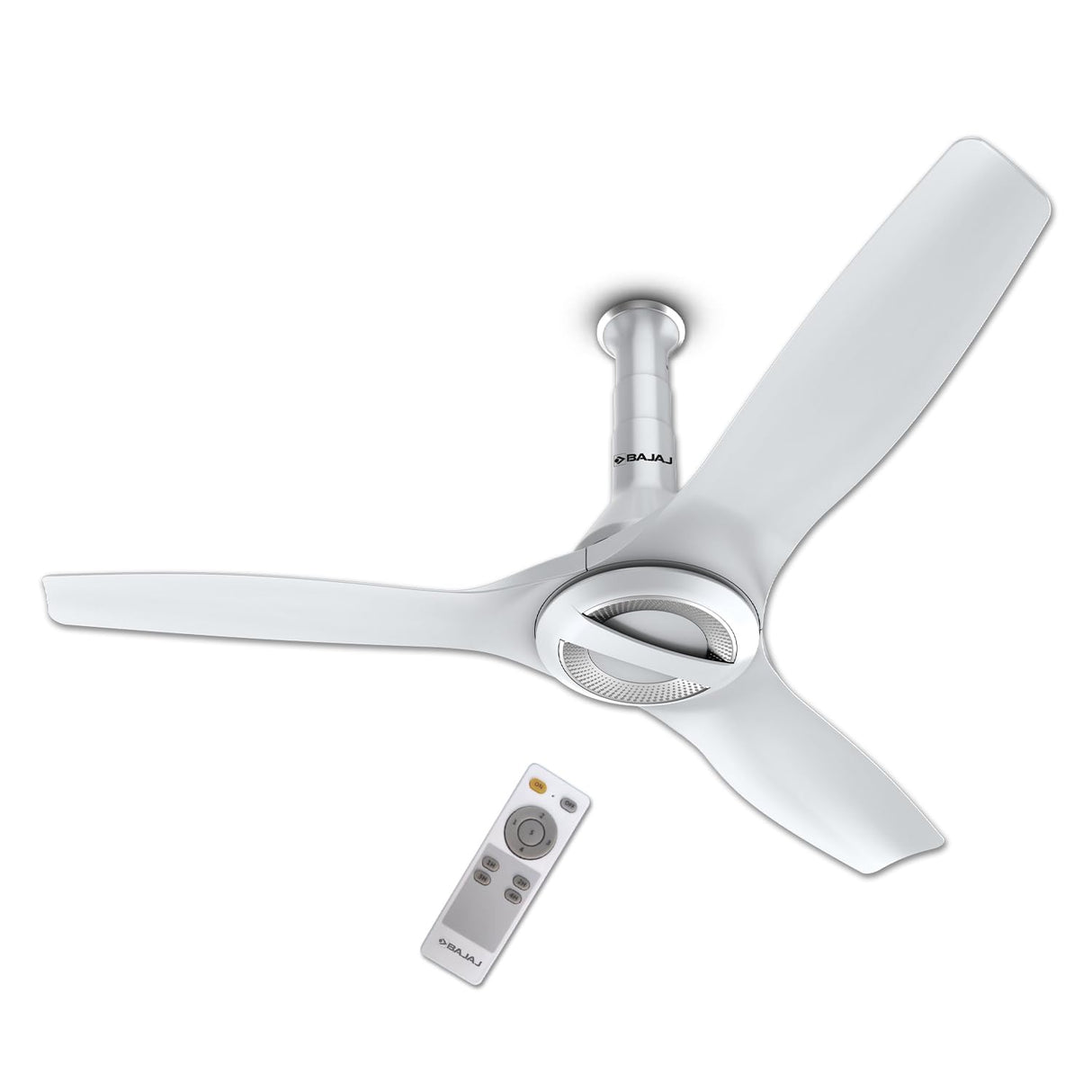 Bajaj Arioso Luxe 1200mm Bldc Ceiling Fans (White & Silver)