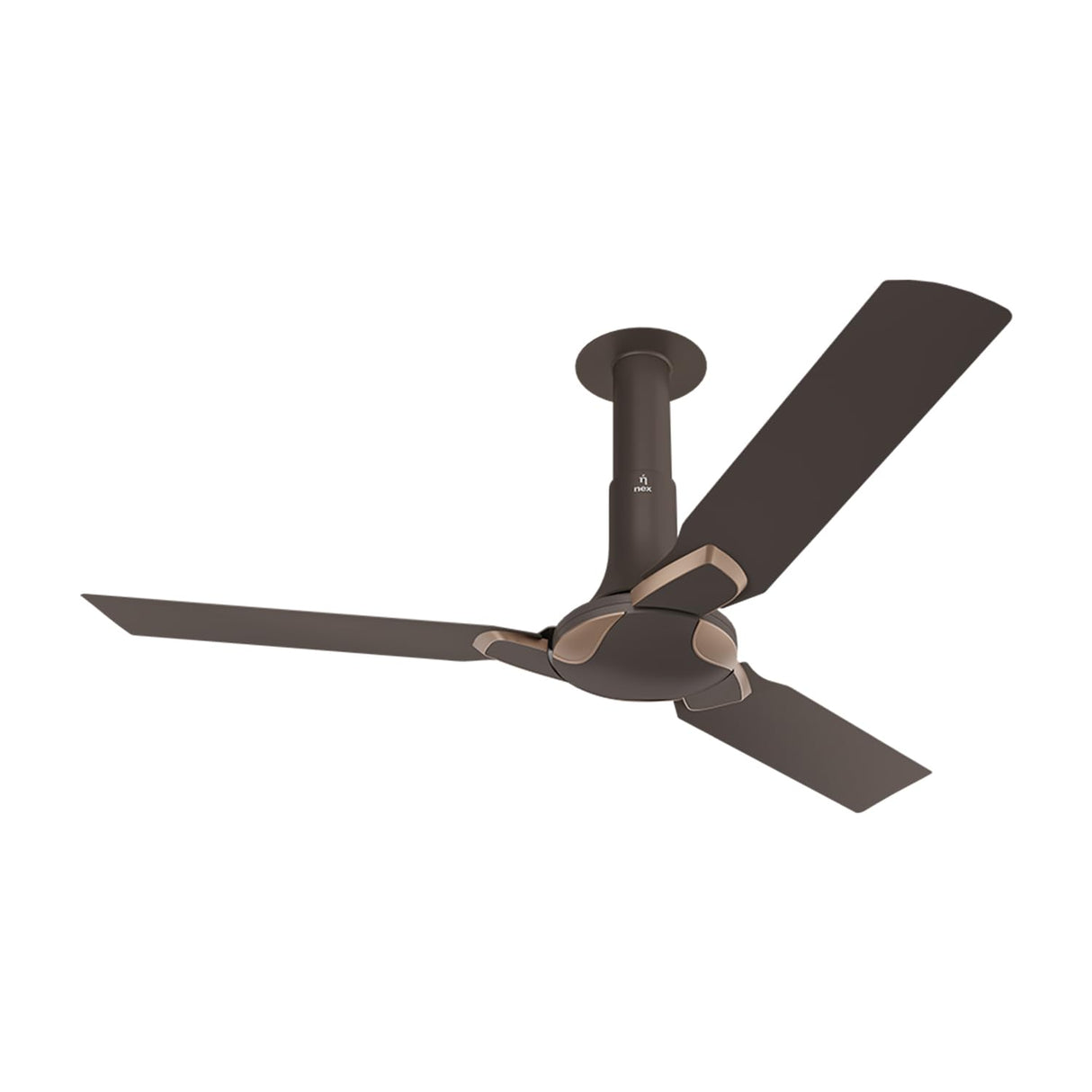 NNEX Glyde A30 1200 mm Premium Ceiling Fan (Stardust Brown)