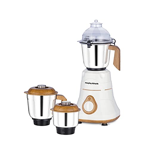Morphy Richards Brut 800w 3 Jars Mixer Grinder (White)