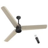 Polycab Silencio Mini 1200mm BLDC Remote Ceiling fan with remote (PEARL BEIGE)