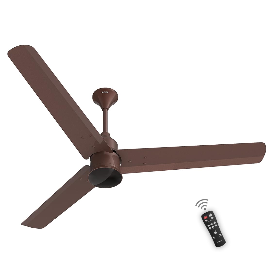 Polycab Silencio Mini 1200mm BLDC Ceiling fan with Remote (Pearl Brown)