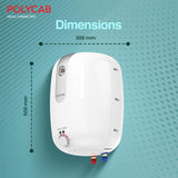 Polycab Elanza DLX 25 Litre Storage Water Heater Geyser (White)