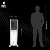 Nnex By Bajaj TAC T1 40 L Tower Cooler (White)