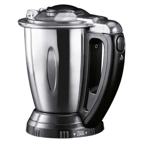 USHA iChef 750W Mixer Grinder (3 Jars, Red & Black)