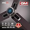 GM Aero360  1200 mm BLDC Ceiling Fan (Brown Chrome)
