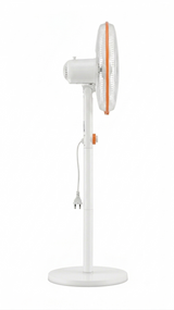 Havells Celeste 2-in-1 Pedestal-Cum-Table Fan, 400mm (White Orange)