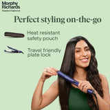 Morphy Richards Keraflow Hs3511 Digital Hair Straightener (Metallic Purple & Gold)