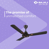 Bajaj Novella 1200 Mm Decorative Ceiling Fans (Elegant Brown)