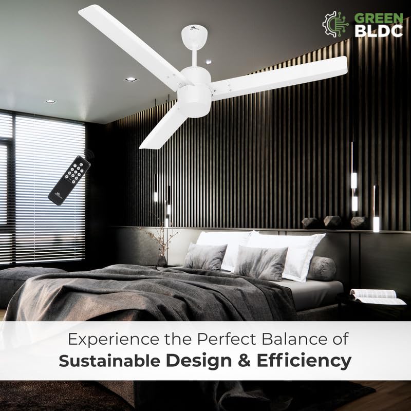 RR Signature Bonsai BLDC Ceiling Fan (Mirage White)