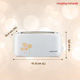 Morphy Richards at 402 1450Watts 4-Slice Automatic Pop-Up Toaster(White)