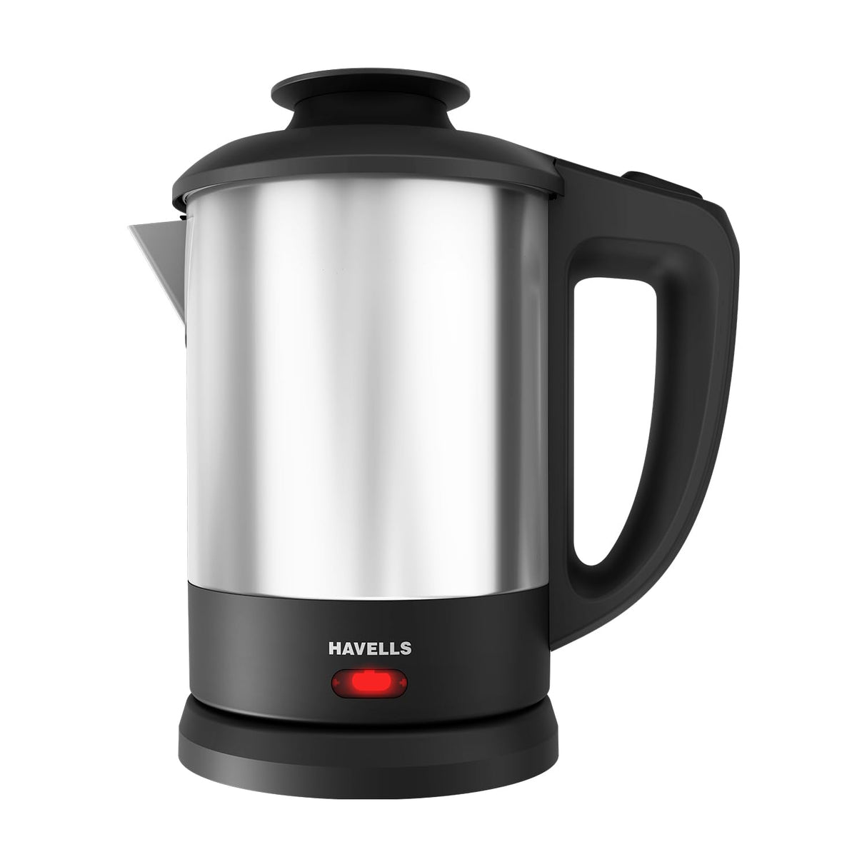 Havells Steelio Electric Kettle 1L 1250 W (Black & Silver)