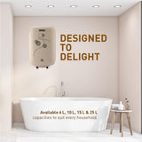 Usha Aquagenie Neo 10 Litre Storage Water Heater (Ivory)