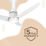 Crompton SilentPro Blossom 1200mm BLDC Ceiling Fan Glossy White