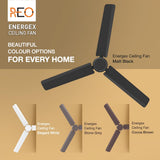 Havells REO Energex BLDC 1200MM Ceiling Fan (Matte Black)