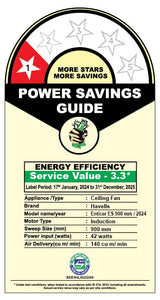 Havells Enticer 900mm Ceiling Fan (Pearl White Chrome)