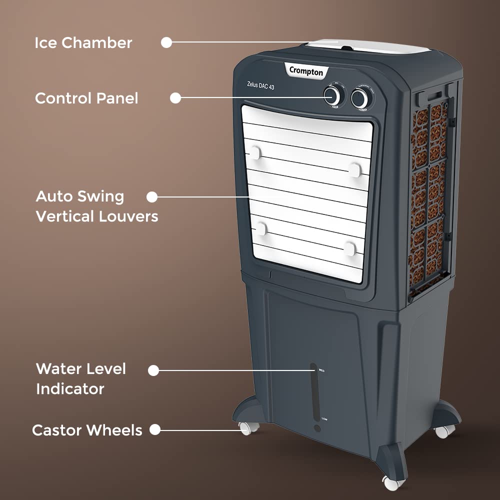 Crompton Zelus DAC 43-Litre Desert Air Cooler